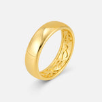 Classic Wide Men’s Wedding Band with Inner Filigree Detail - Additional view