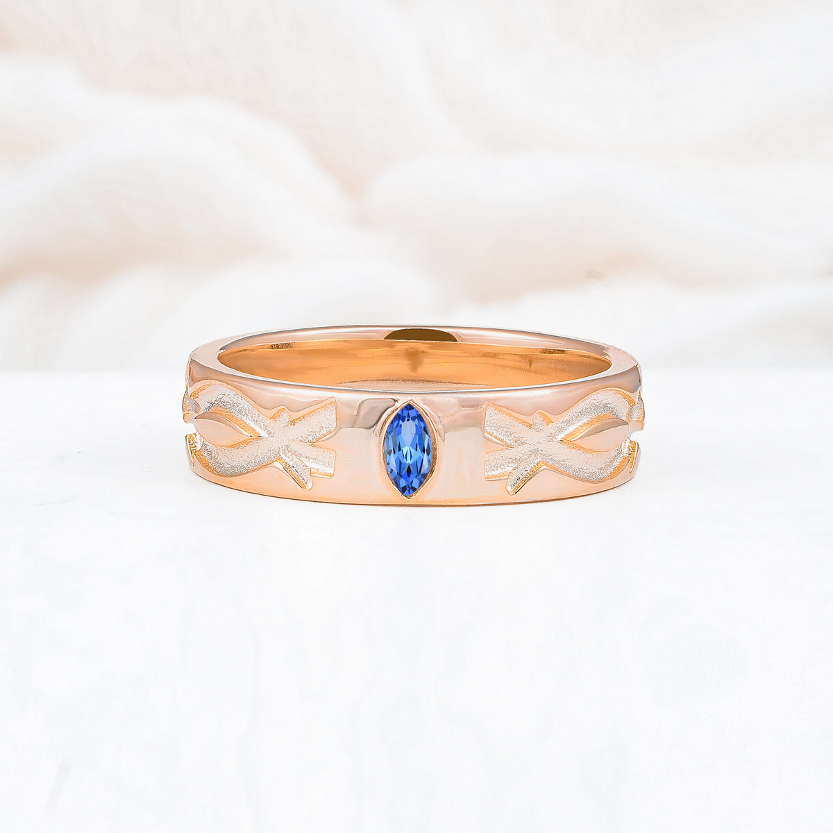 SR17406 Sapphire Ring - Additional view