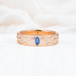 SR17406 Sapphire Ring - Additional view