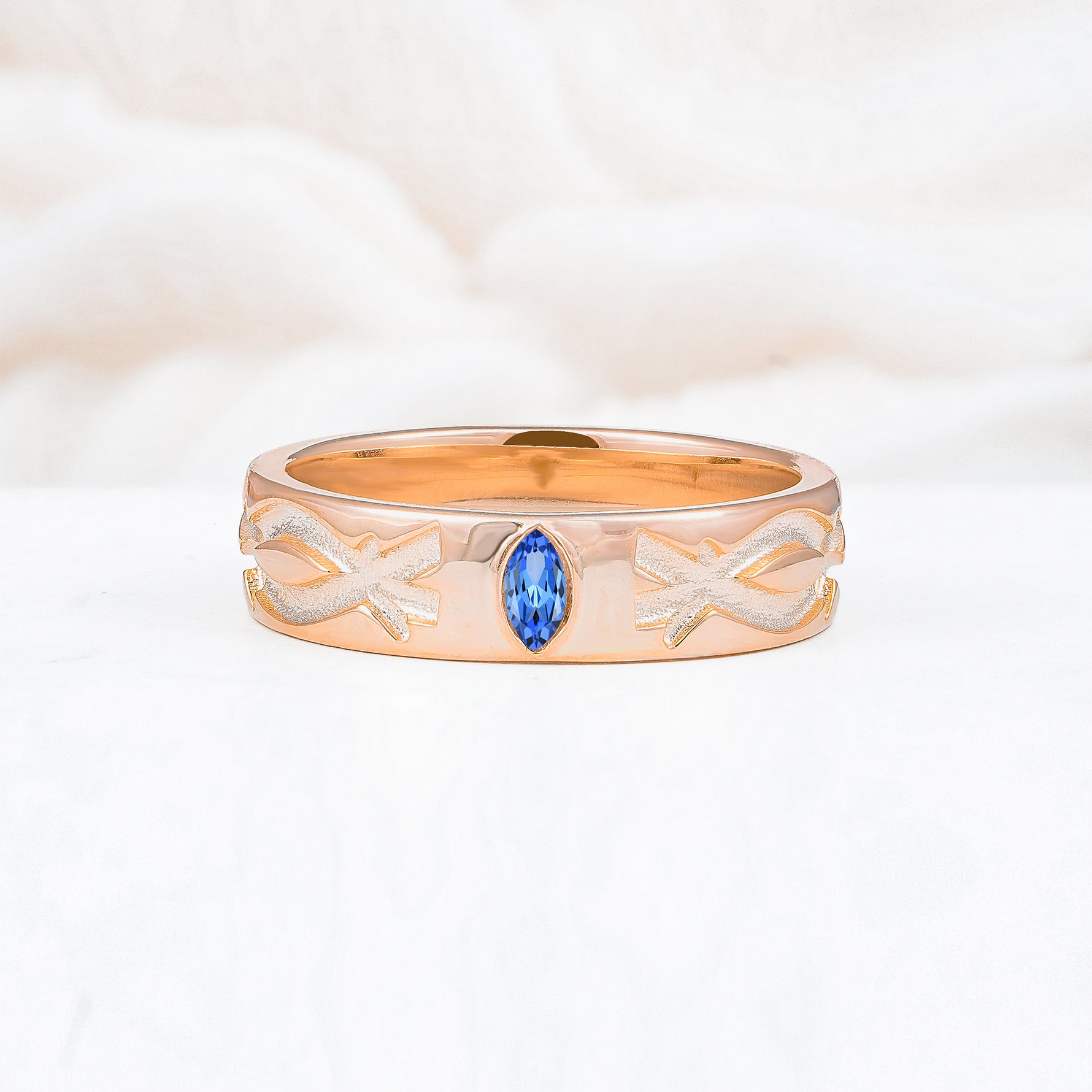 SR17406 Sapphire Ring - Additional view