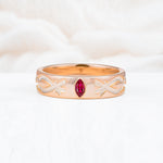 SR17406 Ruby Ring - Additional view