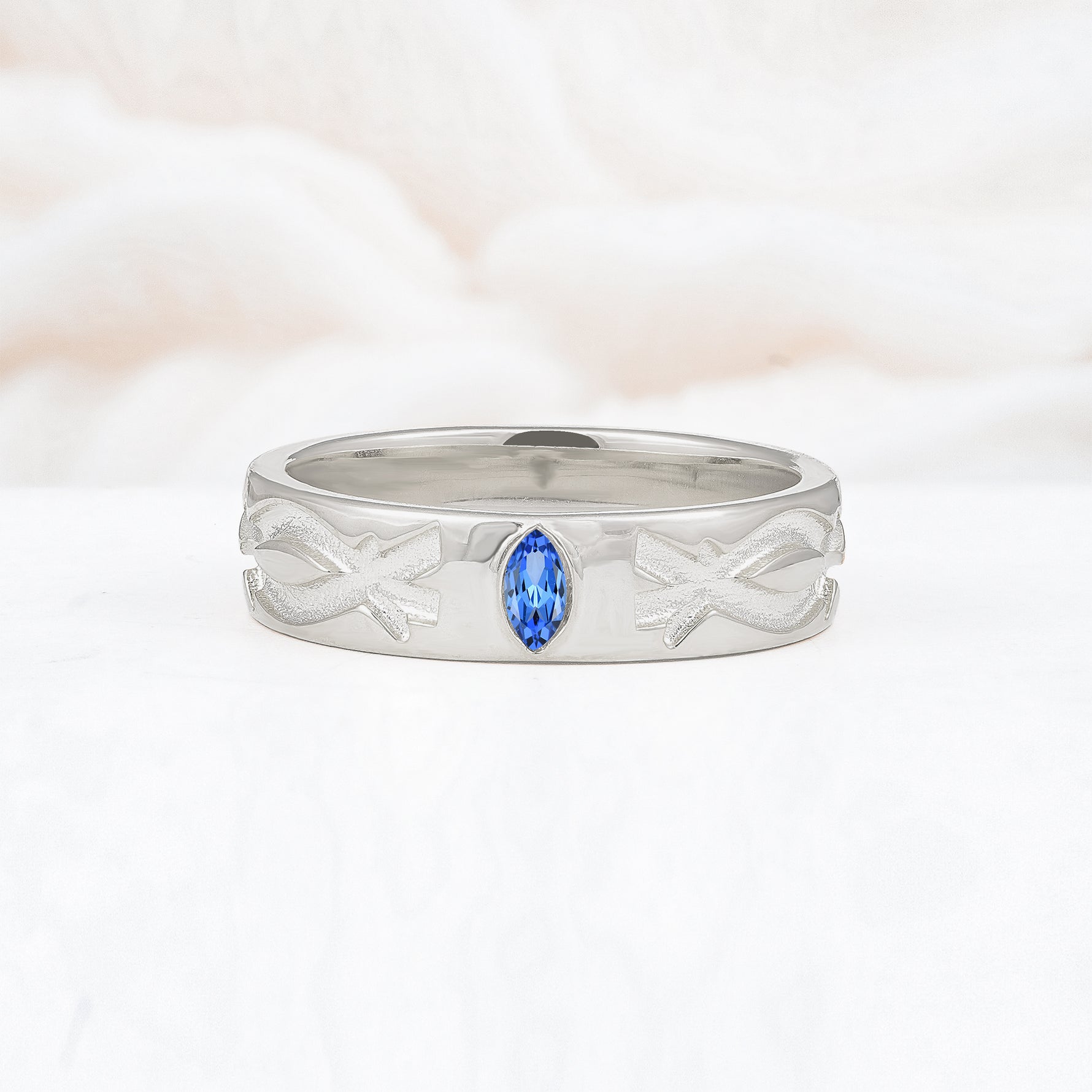 SR17406 Sapphire Ring - Additional view