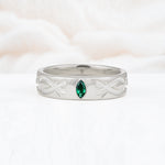 SR17406 Emerald Ring - Additional view