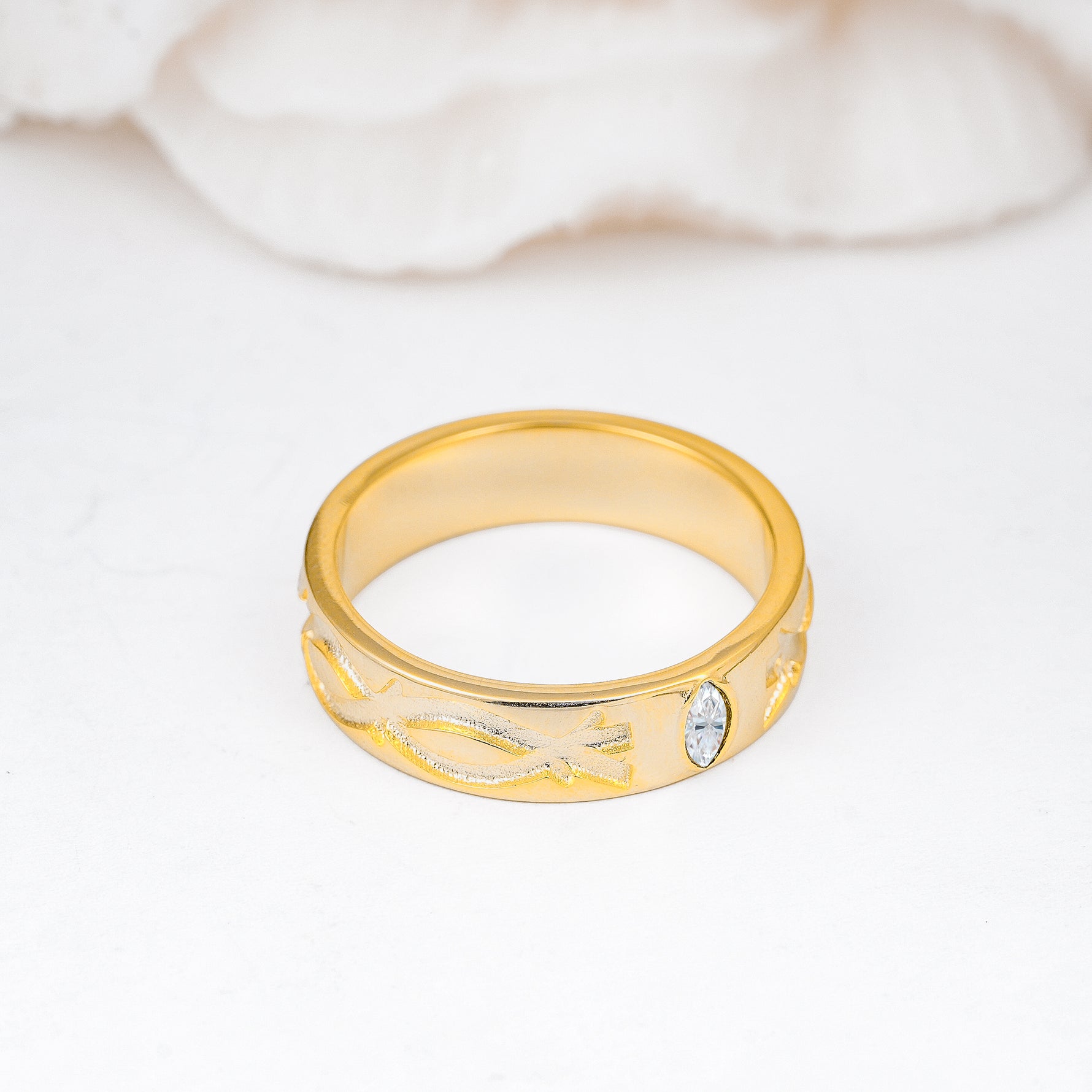 SR17406 Moissanite Ring - Additional view