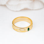 SR17406 Emerald Ring - Additional view