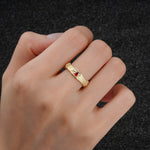 Kite Cut Ruby Leaf Vine Nature-Inspired Men’s Wedding Band - Additional view