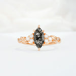 SR17467 Black Rutilated Quartz Ring - Additional view
