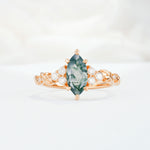 SR17467 Moss Agate Ring - Additional view