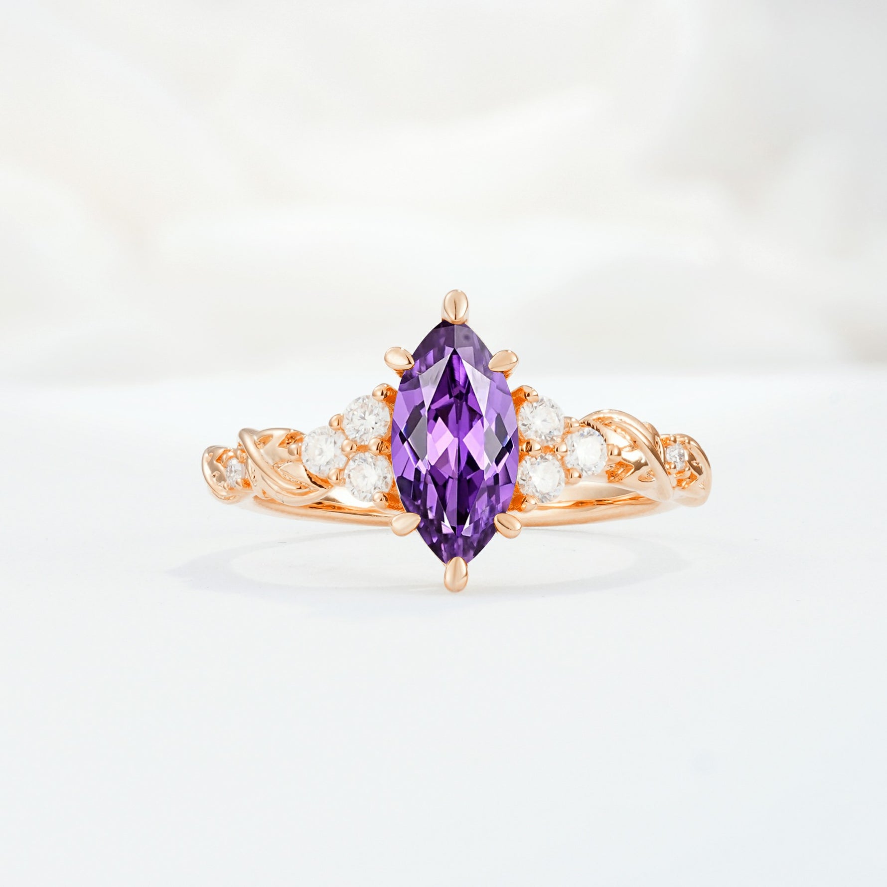 SR17467 Amethyst Ring - Additional view