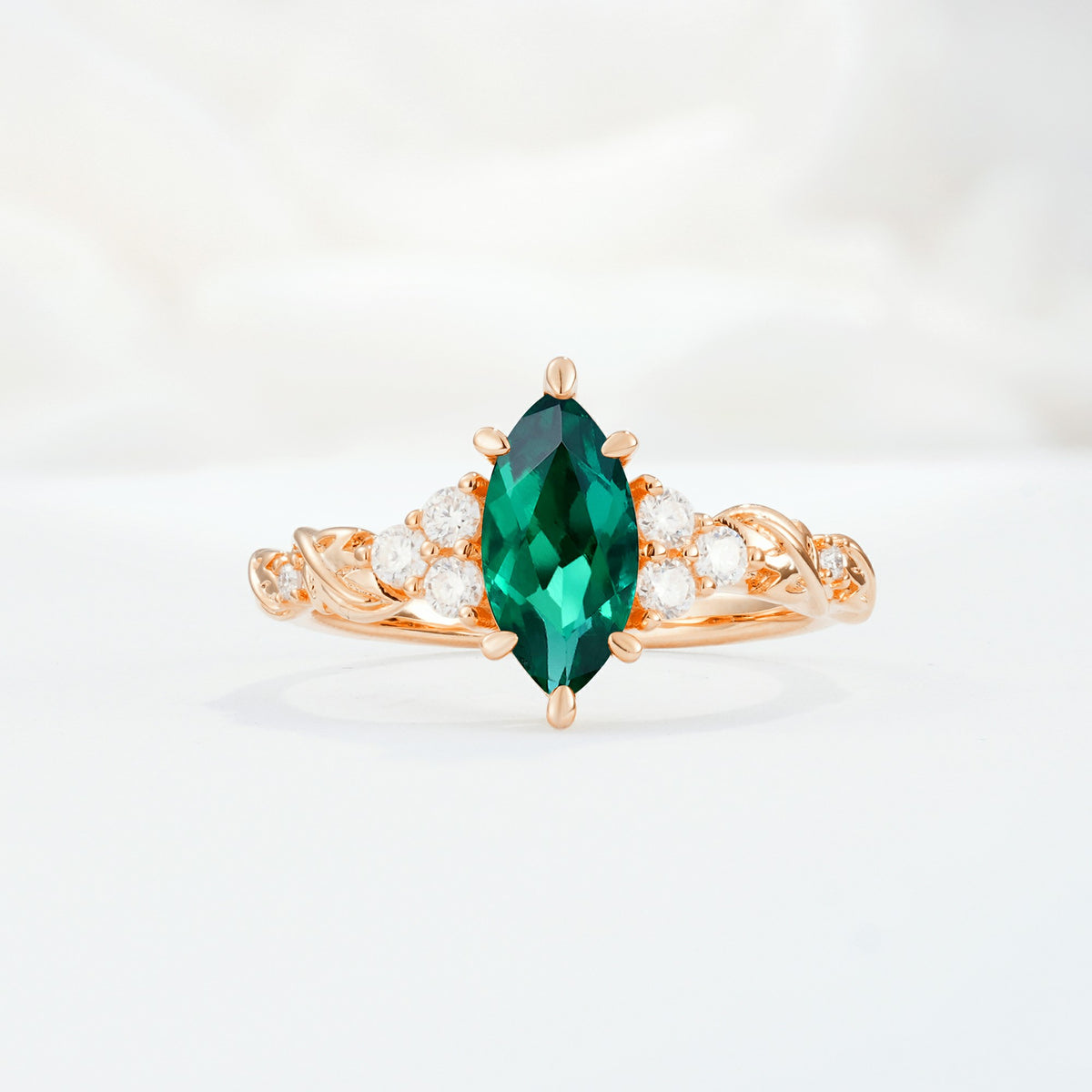 SR17467 Emerald Ring - Additional view