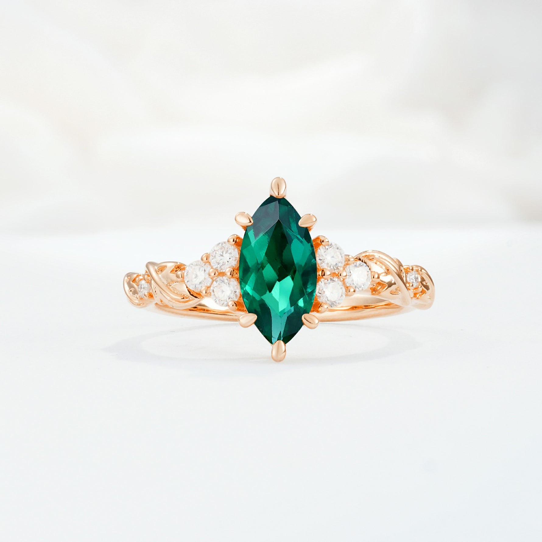 SR17467 Emerald Ring - Additional view