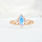 SR17467 Moonstone Ring - Additional view