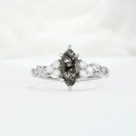 SR17467 Black Rutilated Quartz Ring - Additional view