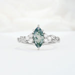 SR17467 Moss Agate Ring - Additional view