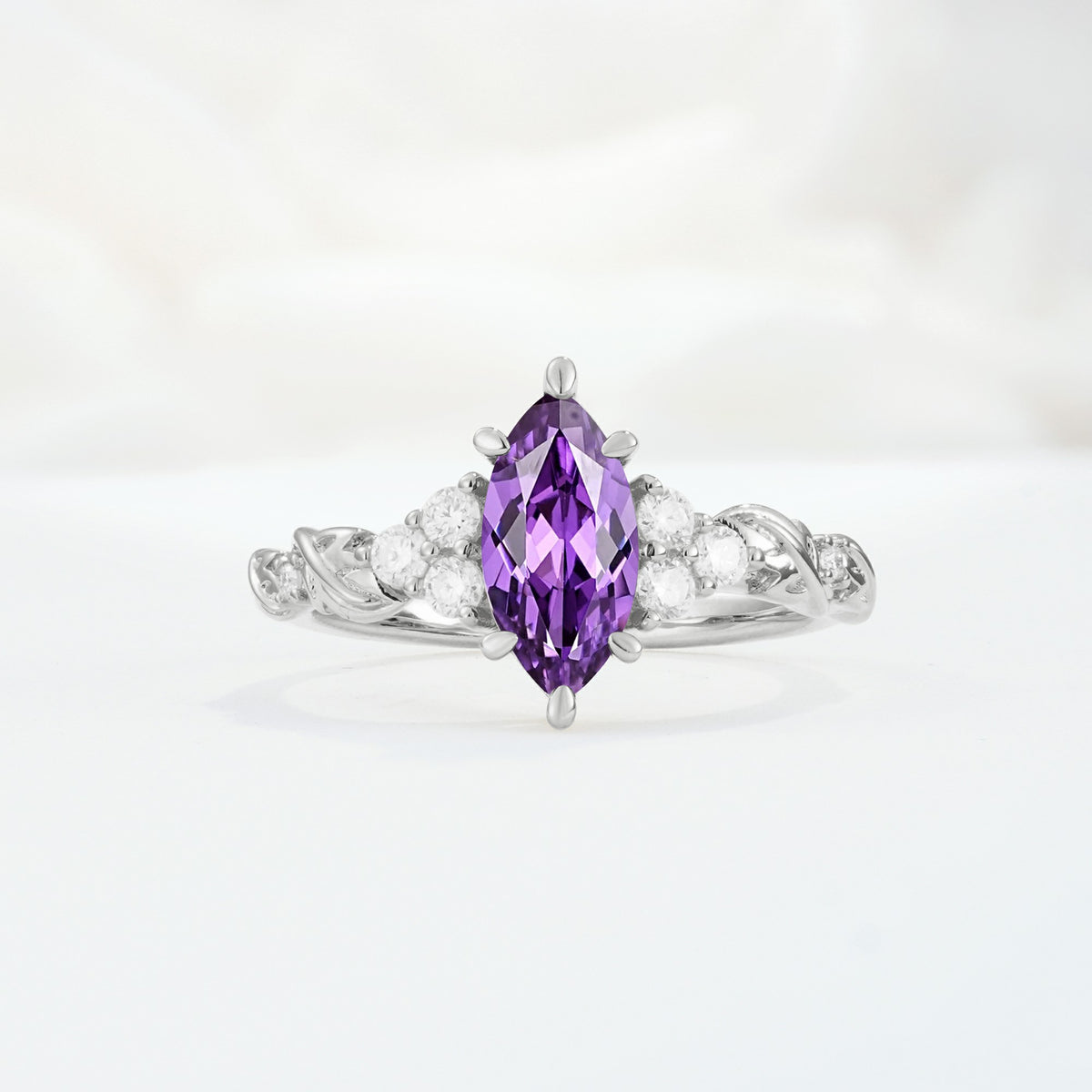 SR17467 Amethyst Ring - Additional view