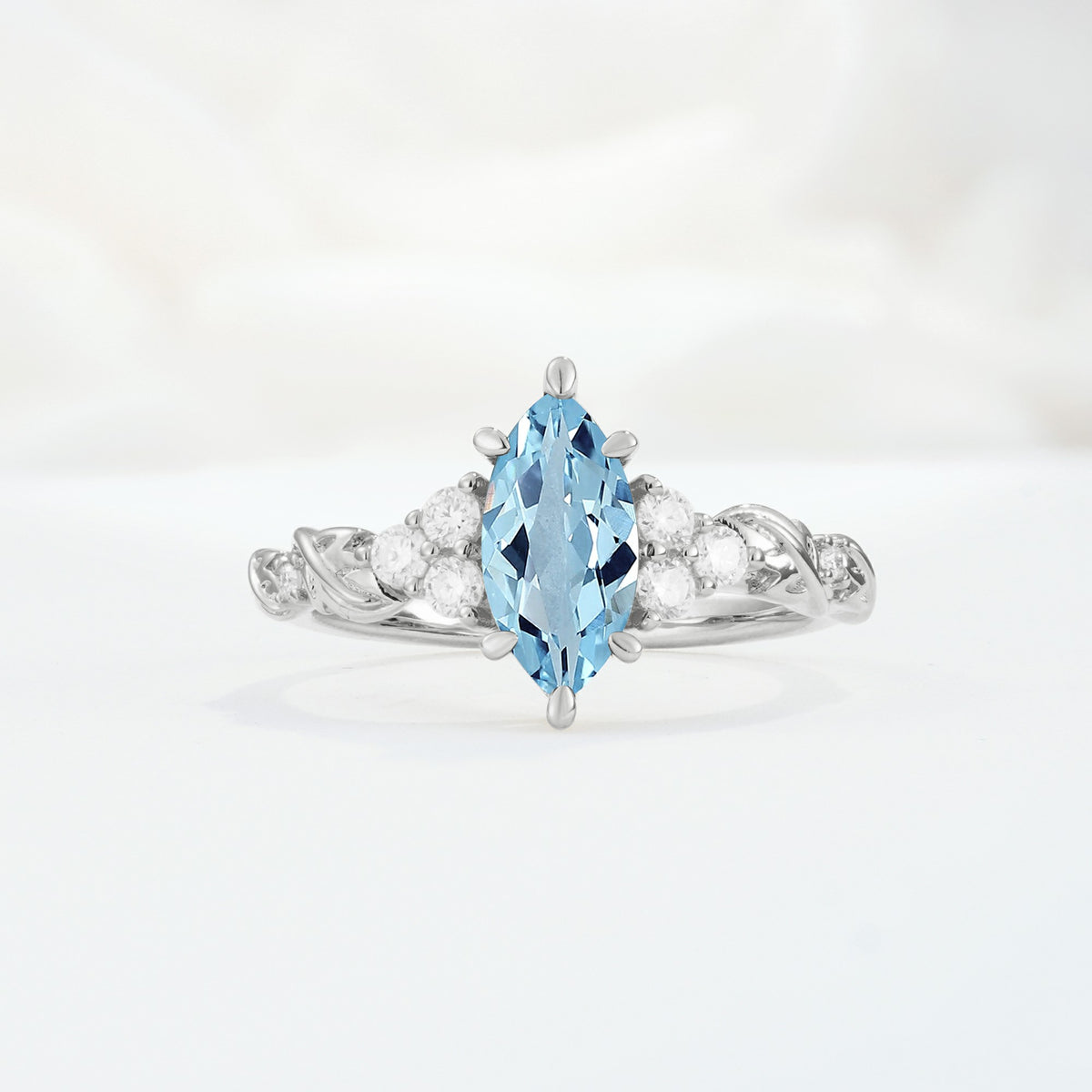 SR17467 Aquamarine Ring - Additional view