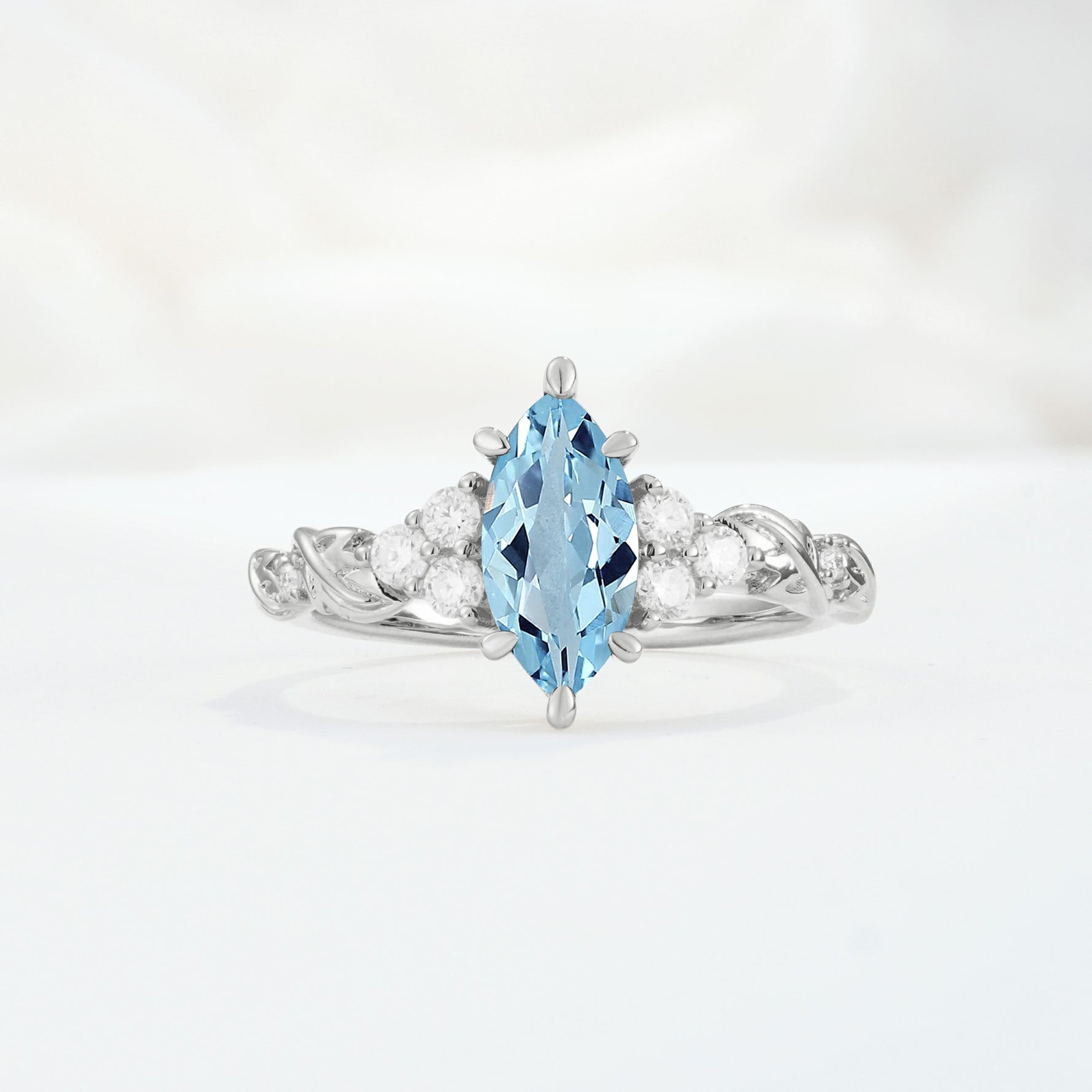 SR17467 Aquamarine Ring - Additional view
