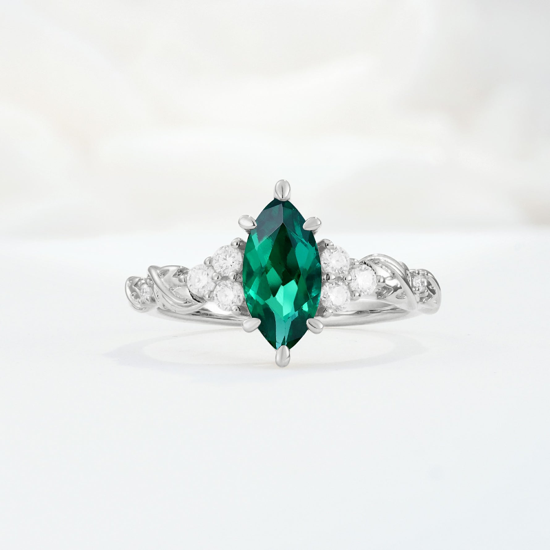 SR17467 Emerald Ring - Additional view