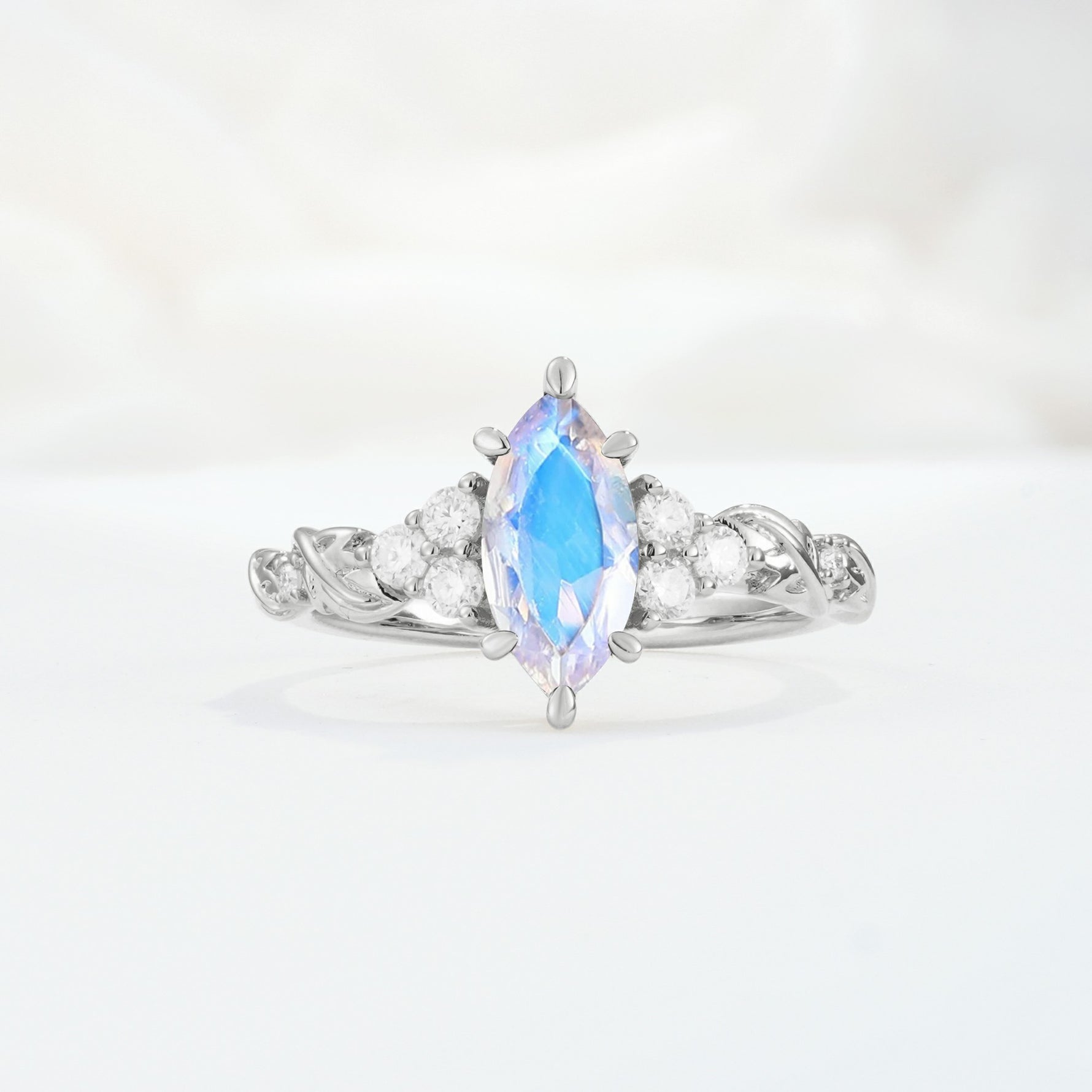 SR17467 Moonstone Ring - Additional view