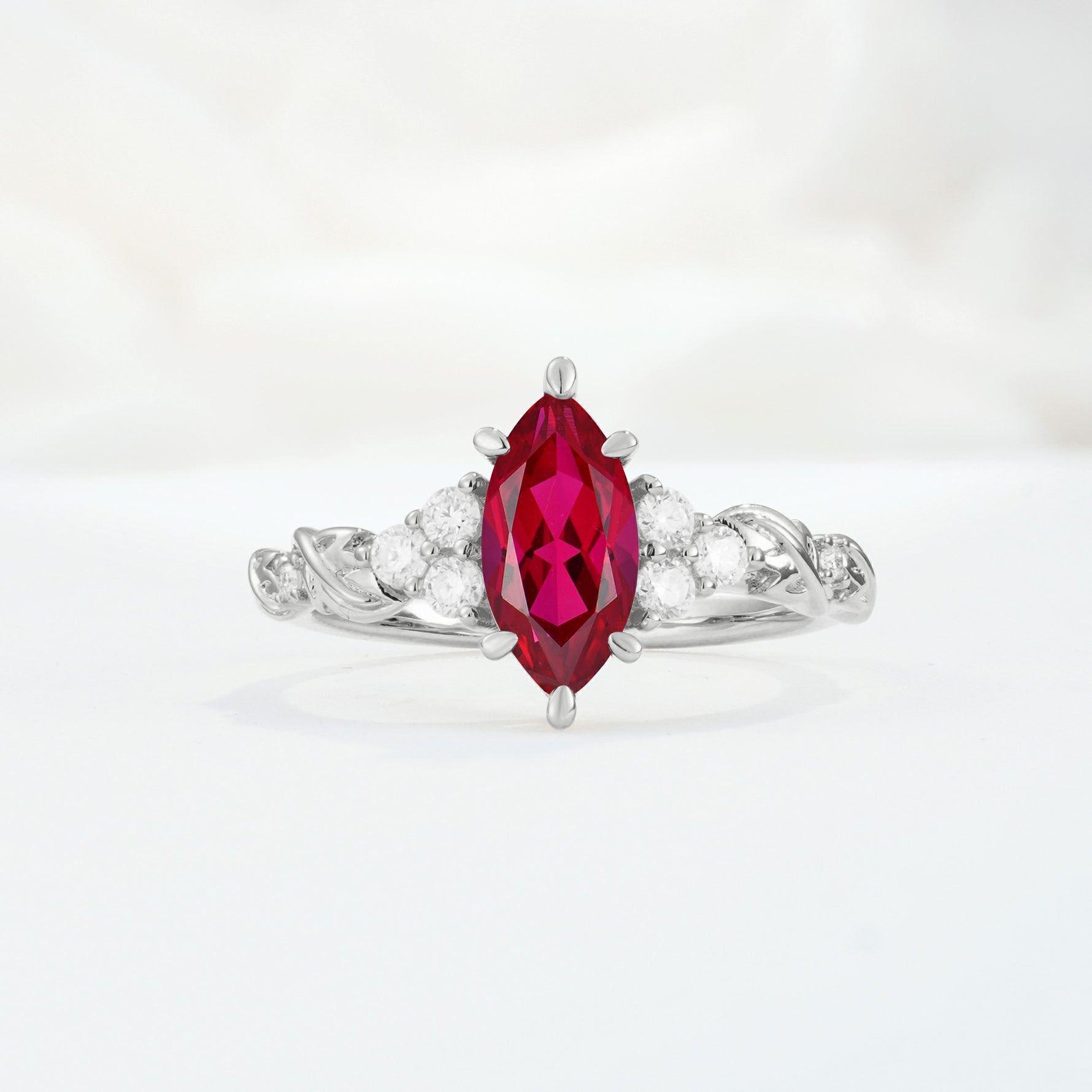 SR17467 Ruby Ring - Additional view