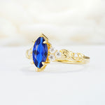SR17467 Sapphire Ring - White-Gold