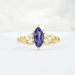 SR17467 Tanzanite Ring - Yellow-Gold