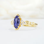 SR17467 Tanzanite Ring - White-Gold