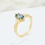 SR17467 Moss Agate Ring - Additional view