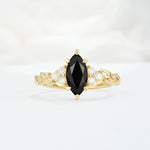 SR17467 Black Onyx Ring - Yellow-Gold