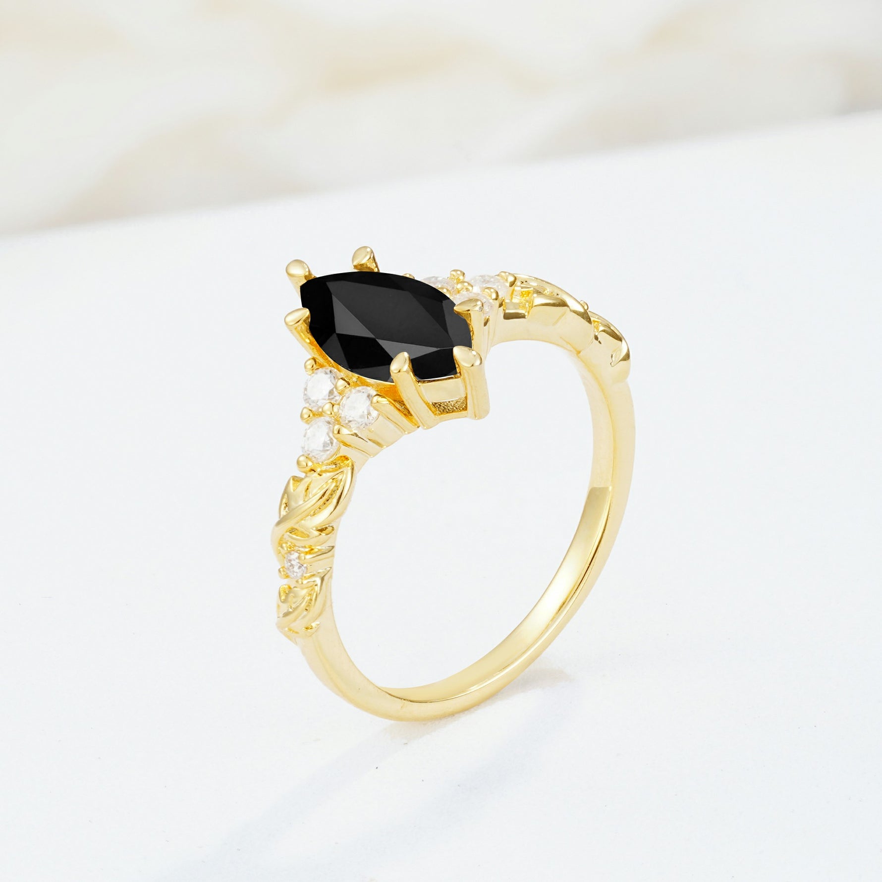 SR17467 Black Onyx Ring - Additional view