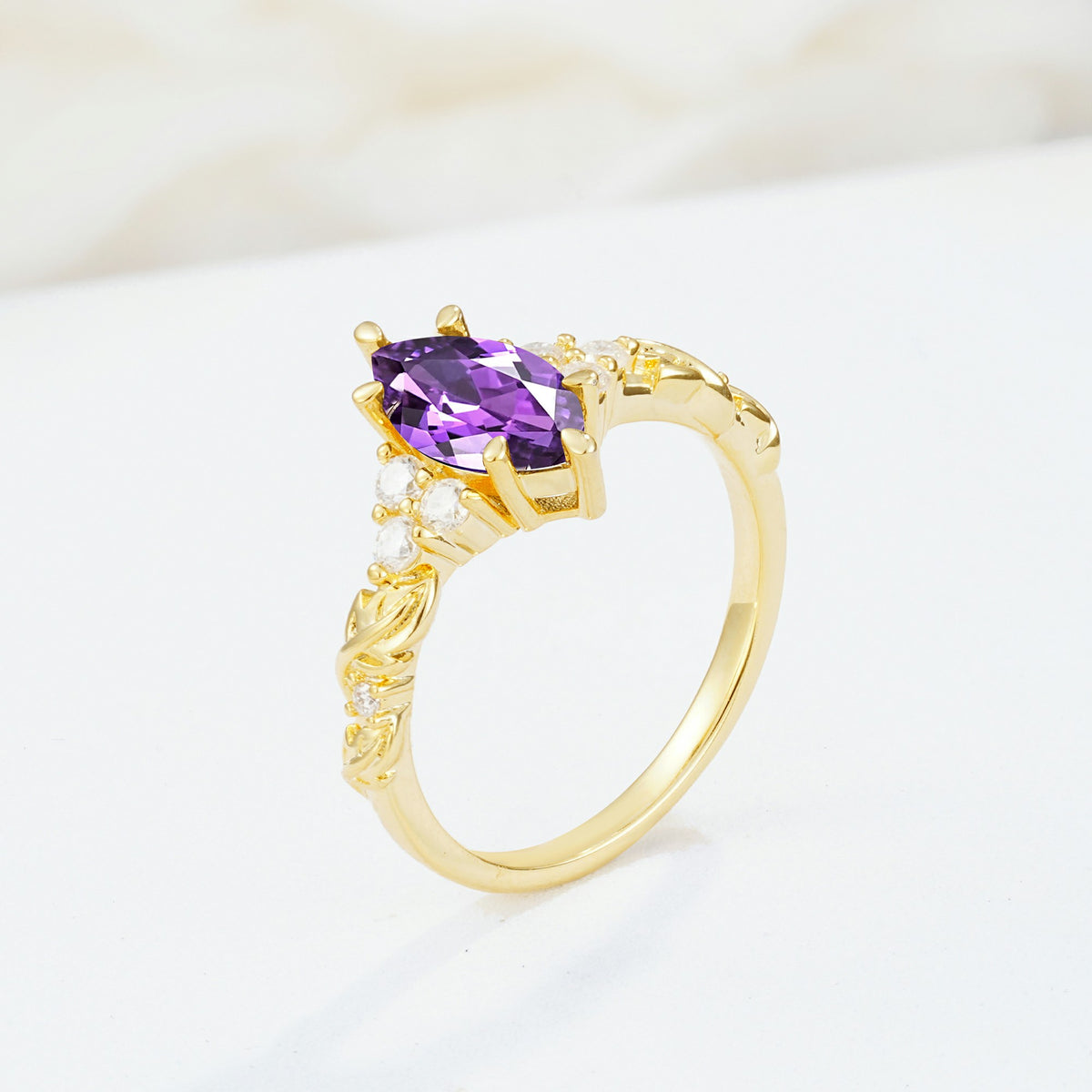 SR17467 Amethyst Ring - Additional view