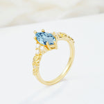 SR17467 Aquamarine Ring - Additional view