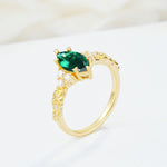 SR17467 Emerald Ring - Additional view