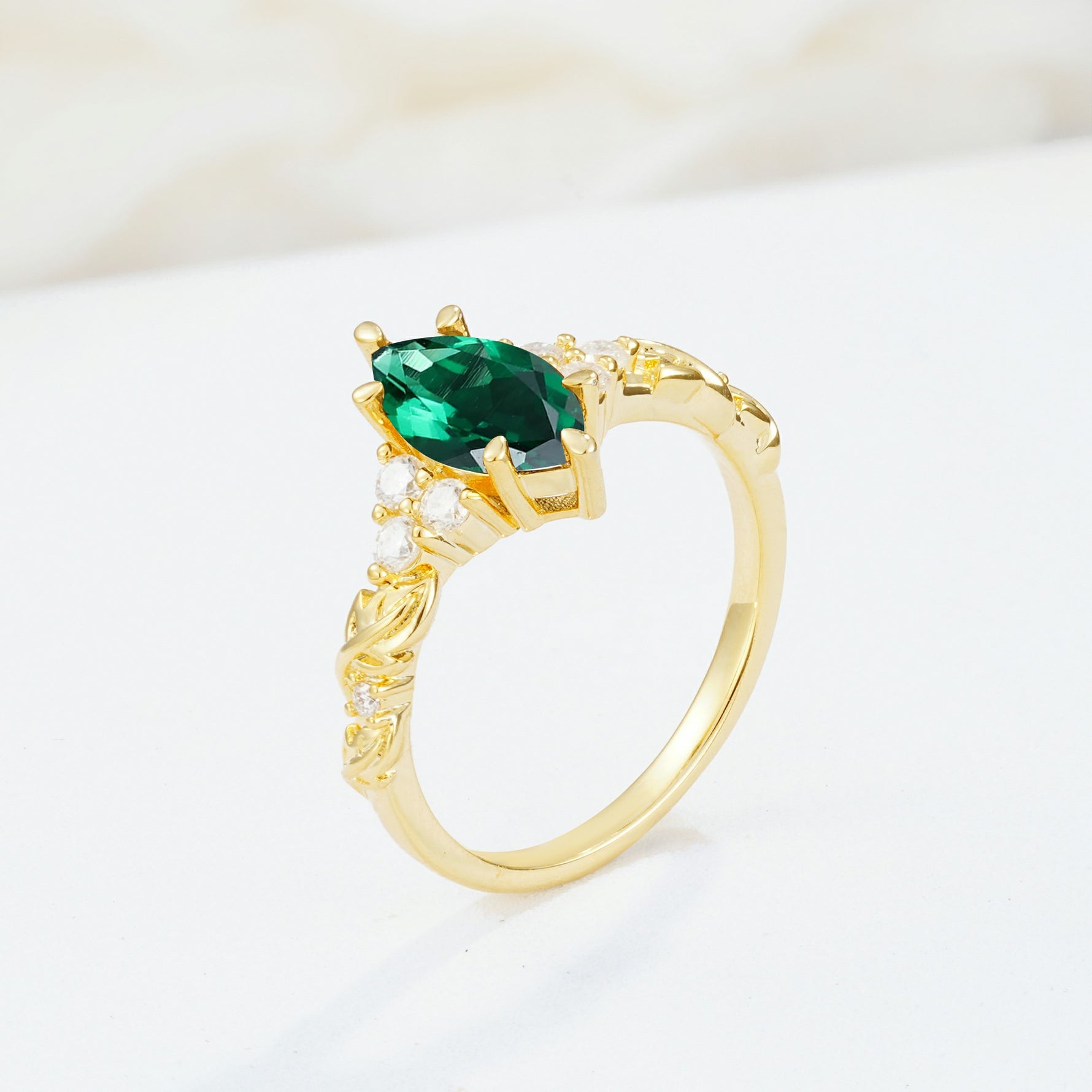 SR17467 Emerald Ring - Additional view