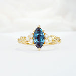 SR17467 Alexandrite Ring - Yellow-Gold