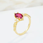 SR17467 Ruby Ring - Additional view