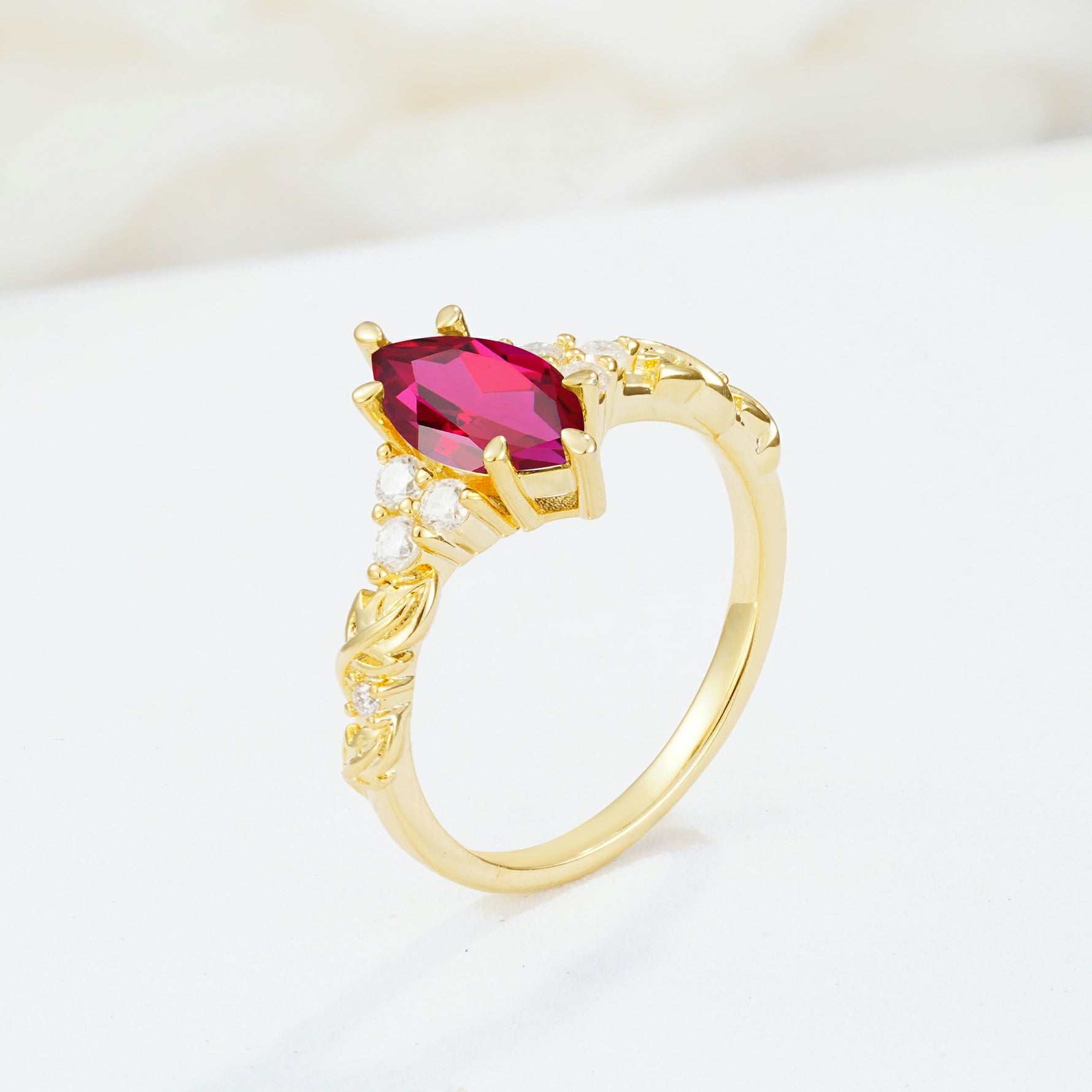 SR17467 Ruby Ring - Additional view
