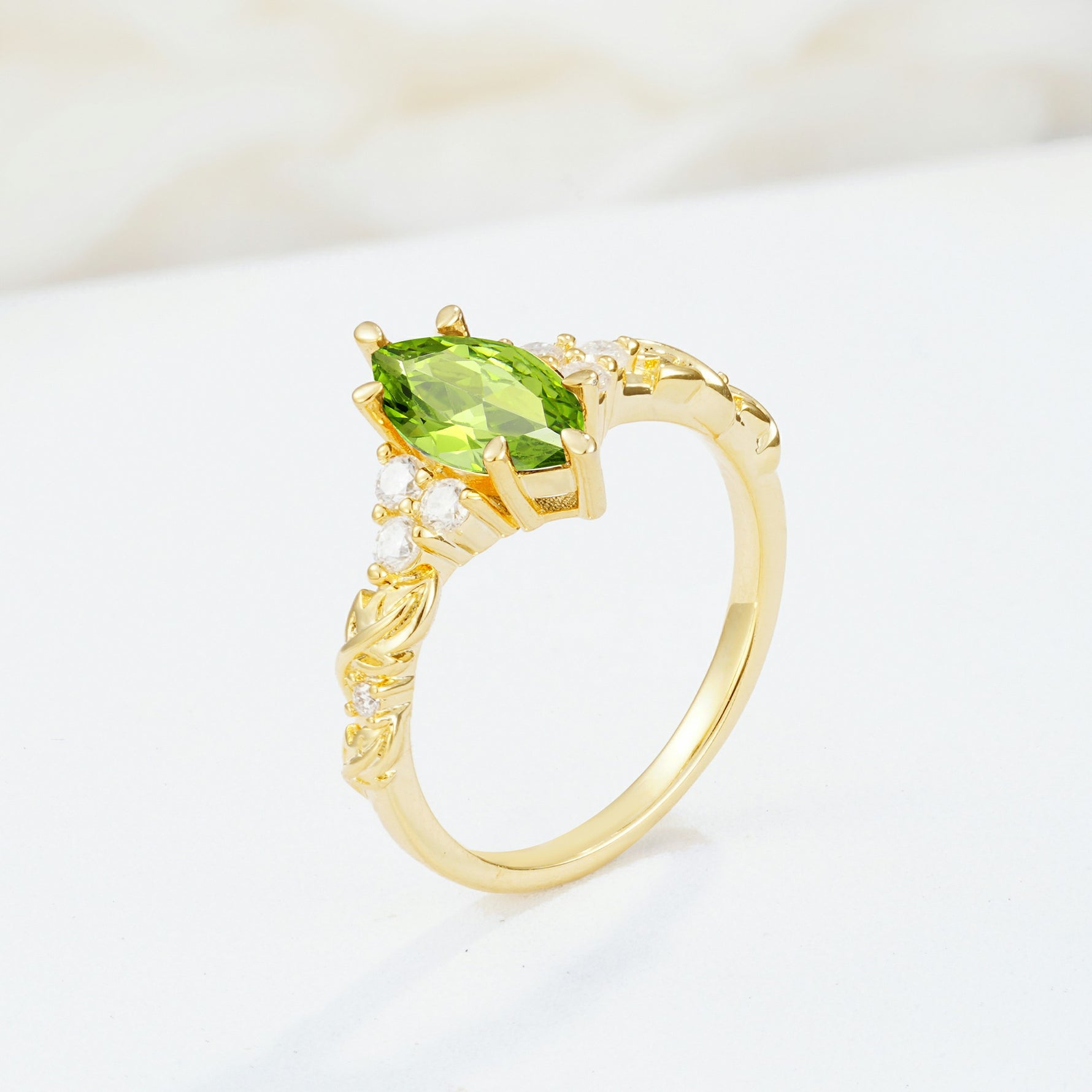 SR17467 Peridot Ring - Additional view