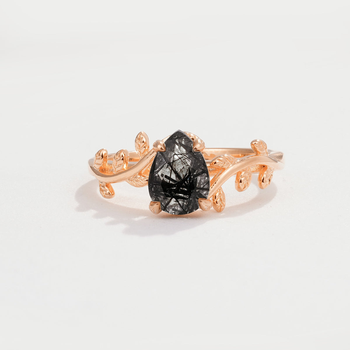 SR17493 Black Rutilated Quartz Ring - Additional view