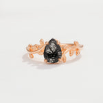 SR17493 Black Rutilated Quartz Ring - Additional view
