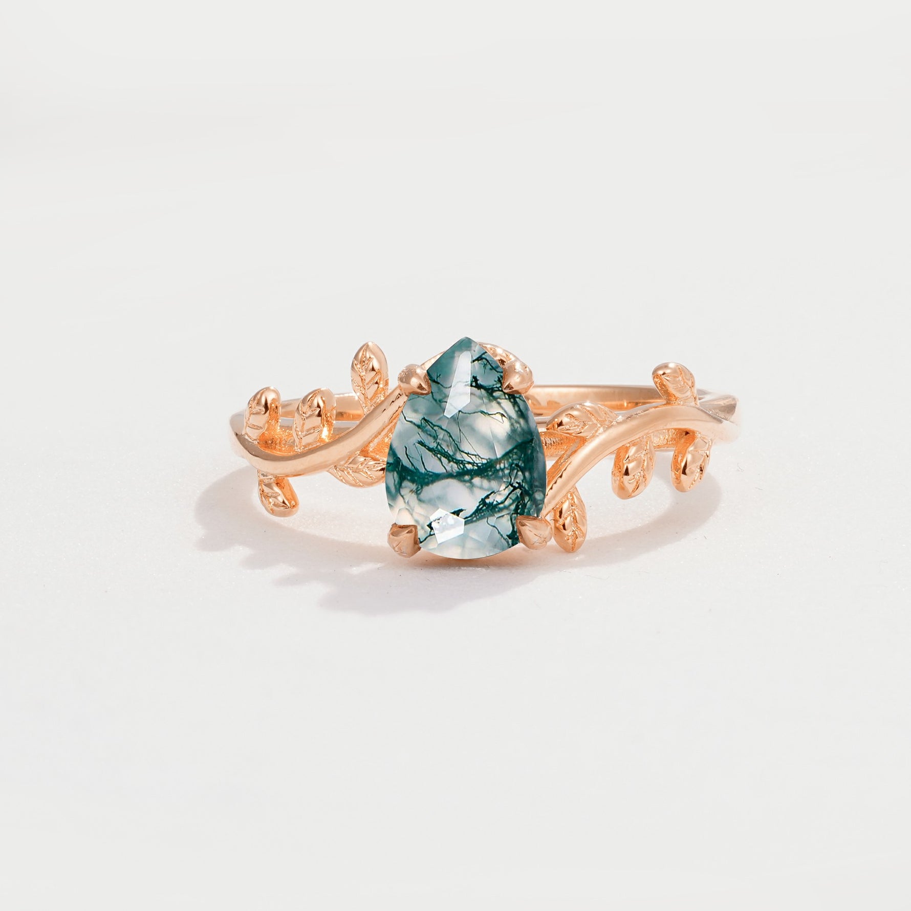 SR17493 Moss Agate Ring - Additional view