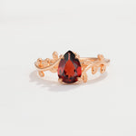 SR17493 Garnet Ring - Additional view