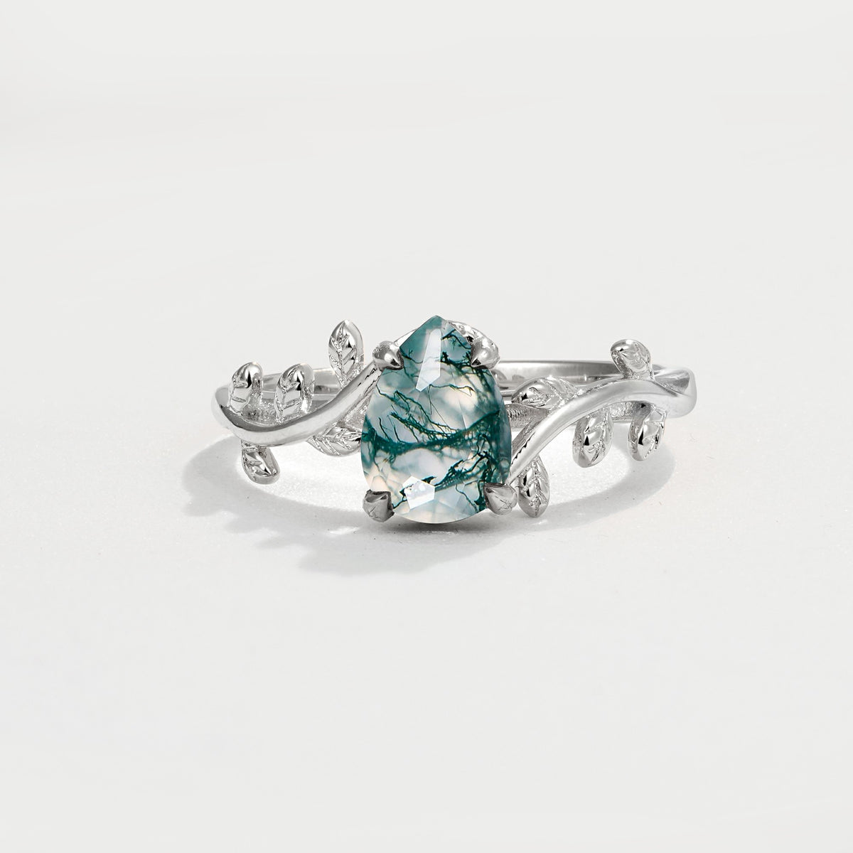SR17493 Moss Agate Ring - Additional view