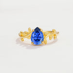 SR17493 Sapphire Ring - Yellow-Gold