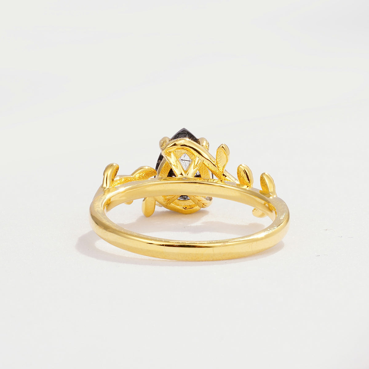 SR17493 Black Rutilated Quartz Ring - Additional view