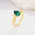 SR17493 Emerald Ring - Additional view