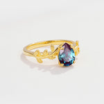 SR17493 Alexandrite Ring - White-Gold
