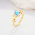SR17493 Moonstone Ring - Additional view