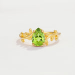 SR17493 Peridot Ring - Yellow-Gold