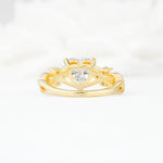 Celtic Knot Heart Shaped Moissanite Engagement Ring - Additional view
